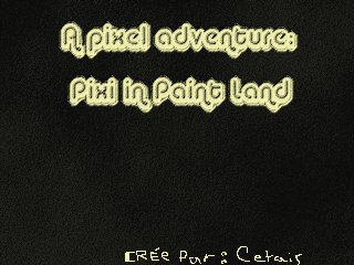 Screenshot de Pixi Adventure:A pixel in paint land (2008)
